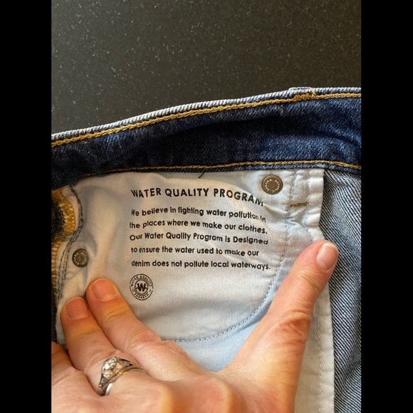 High Rise Straight 5 Pocket Jeans Size 28 - Picture 9 of 10